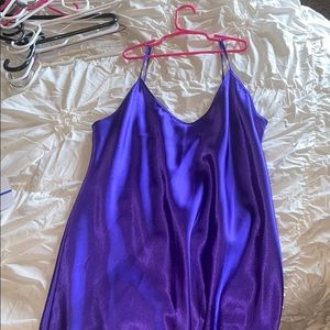 Satin slip dress
